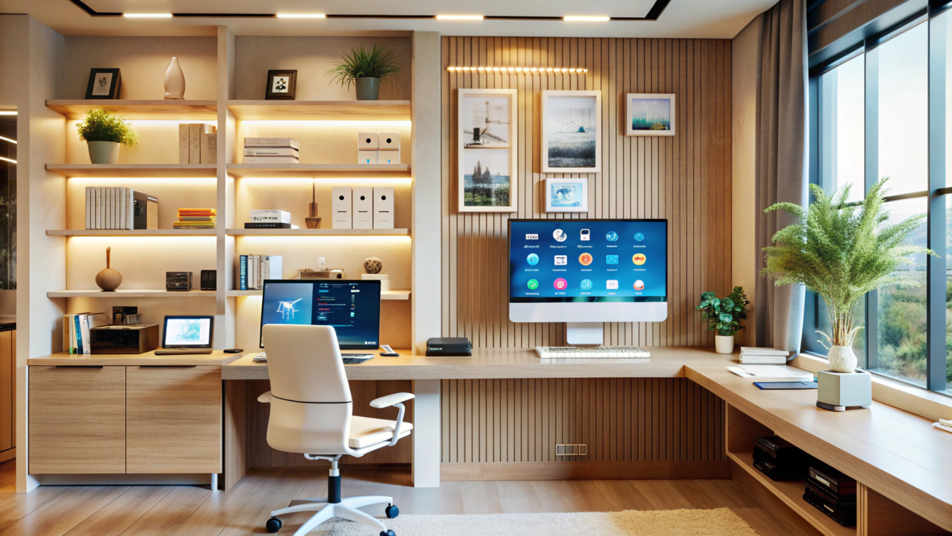 Modern and Creative Small Office Interior Design